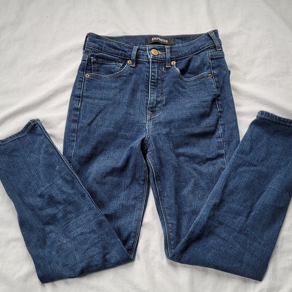 Express Mom Jeans Super High Rise Size 0R